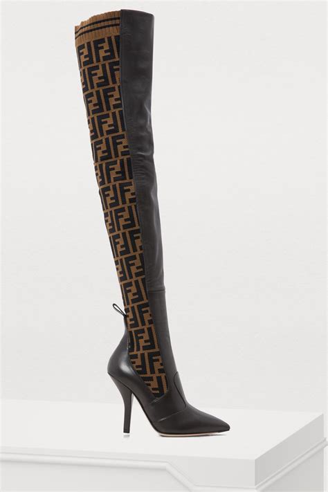 fendi girl boots|Fendi high heel boots.